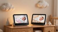 top split screen baby monitors
