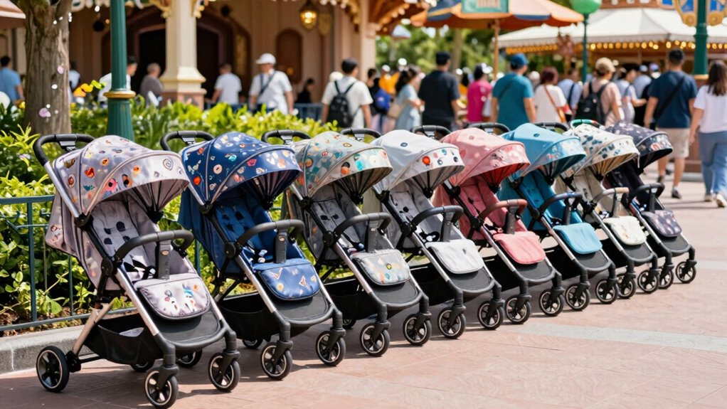 top strollers for theme parks