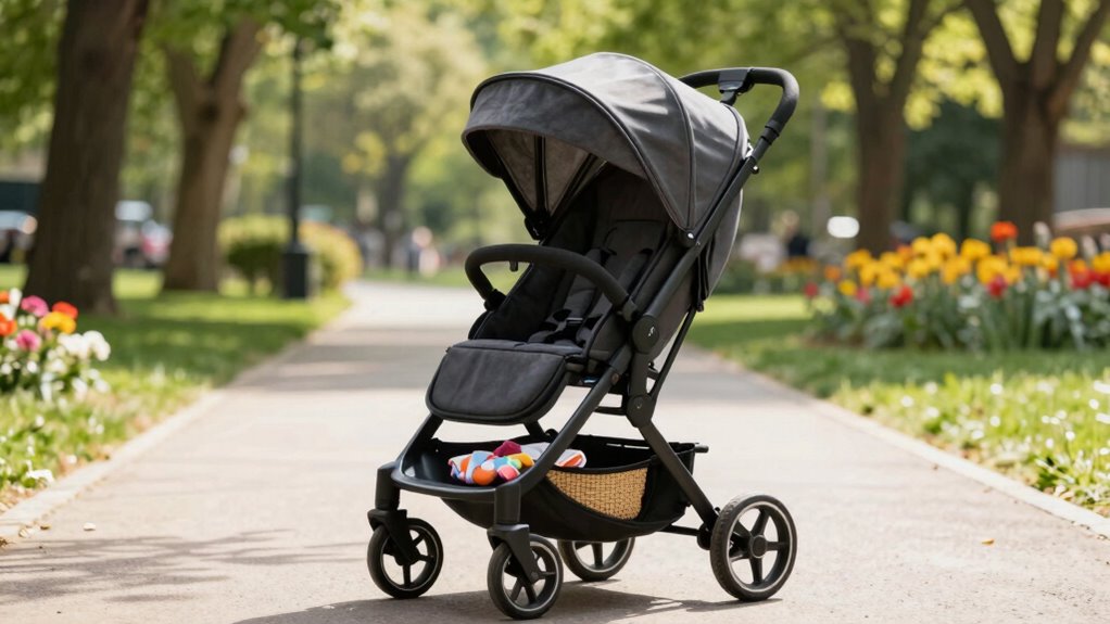 top strollers with large baskets