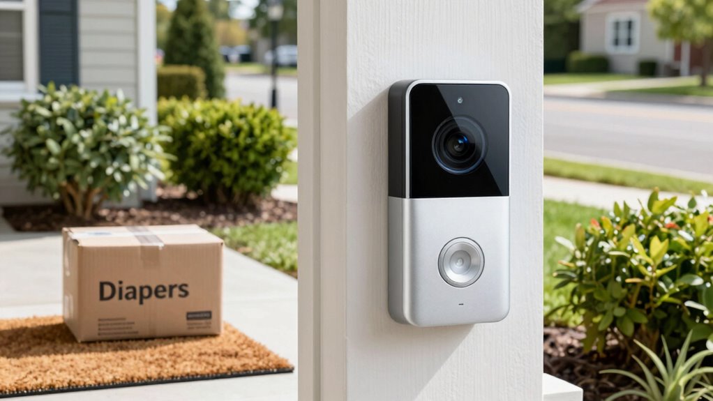 video doorbell package detection