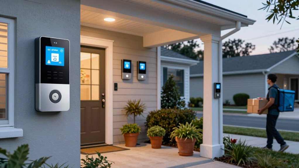 video doorbells with detection