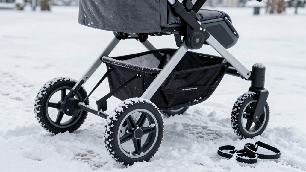 winter stroller traction tips