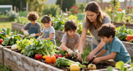 How Kids Help Grow 30,000 Pounds Of Produce In A Food Desert