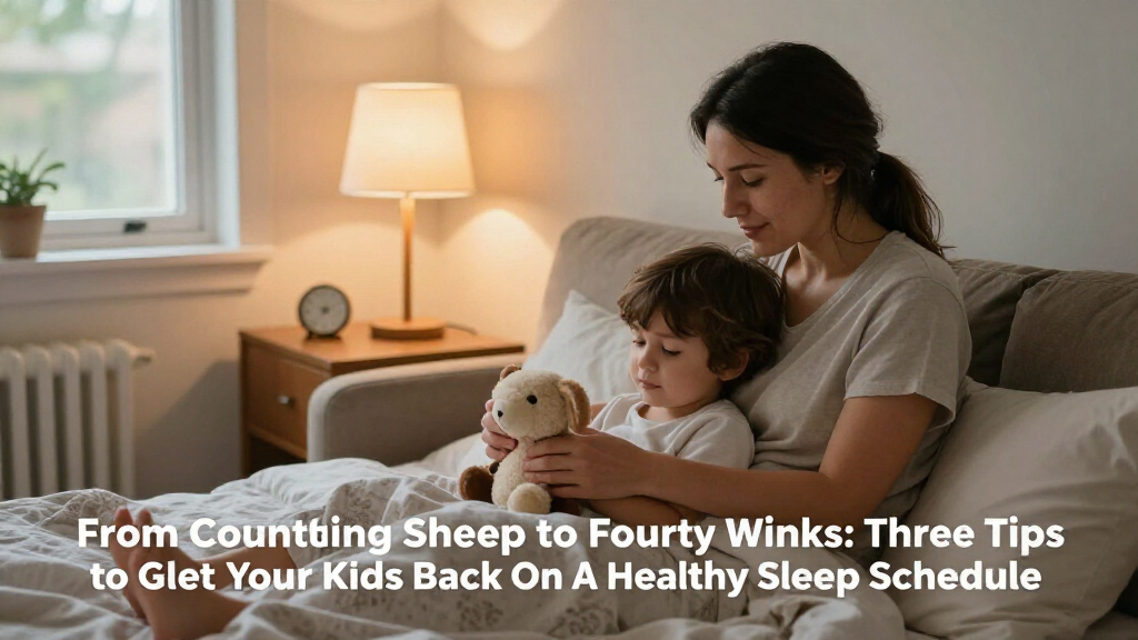 From Counting Sheep To Forty Winks: Three Tips To Get Your Kids Back On A Healthy Sleep Schedule