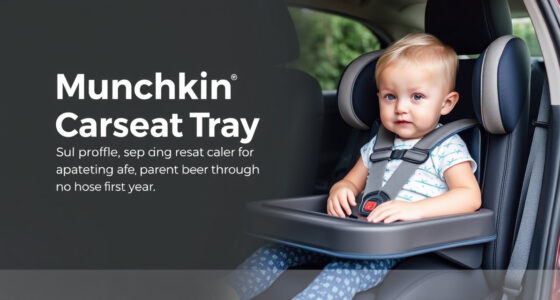 Munchkin Carseat Tray Review: September Travel Snack Helper