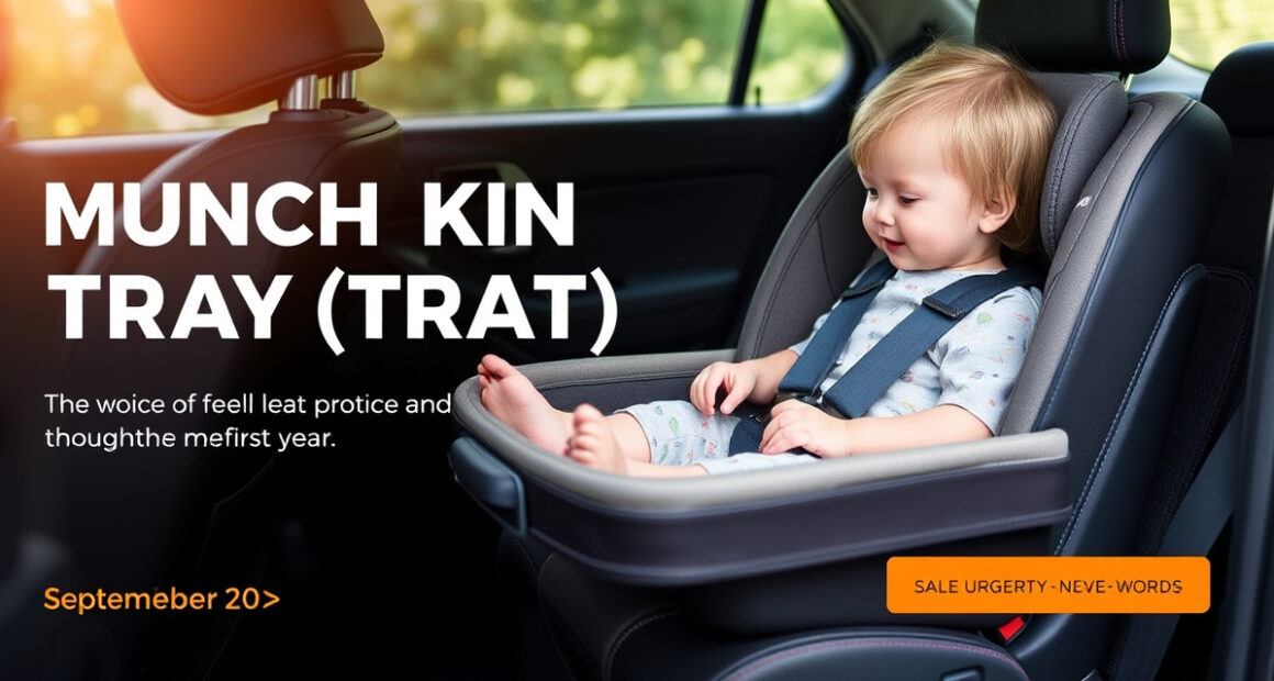Munchkin Carseat Tray: Smart September Baby Sale Buy for Travel
