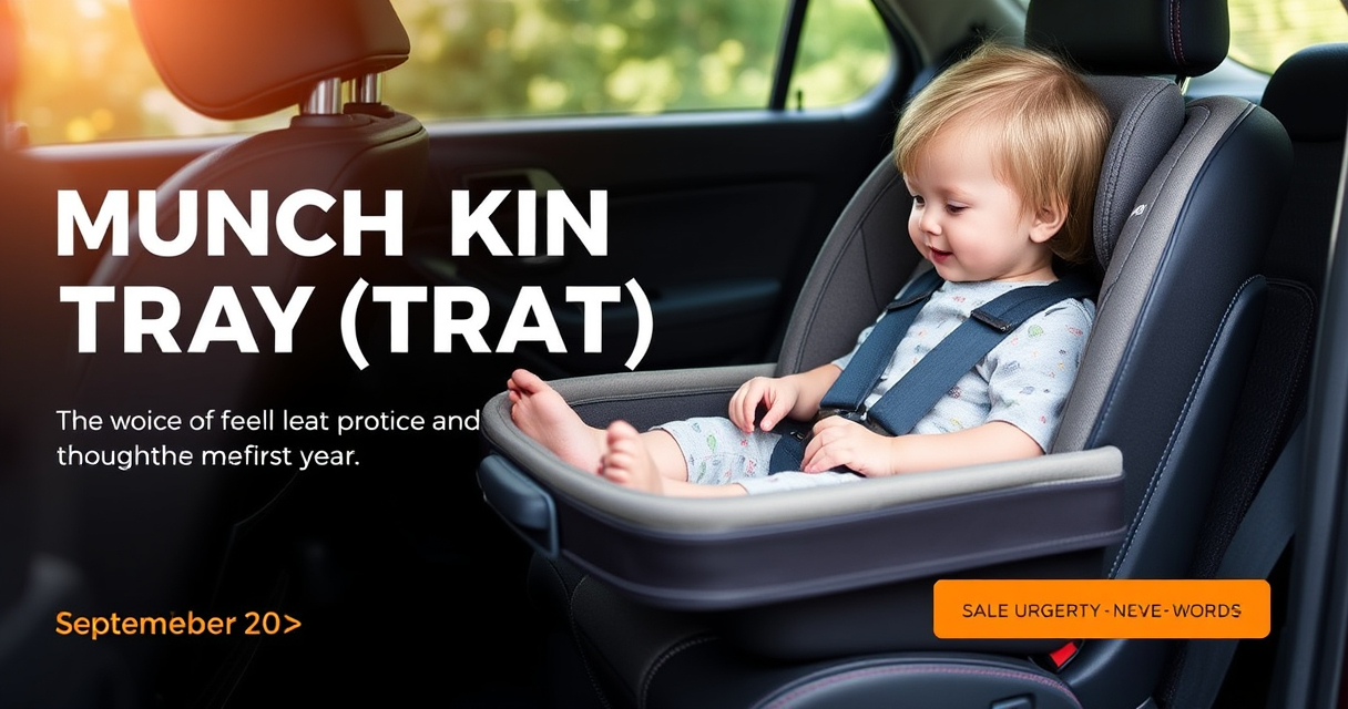 Munchkin Carseat Tray: Smart September Baby Sale Buy for Travel