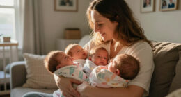 Nylah Craft Rare Triplets Birth
