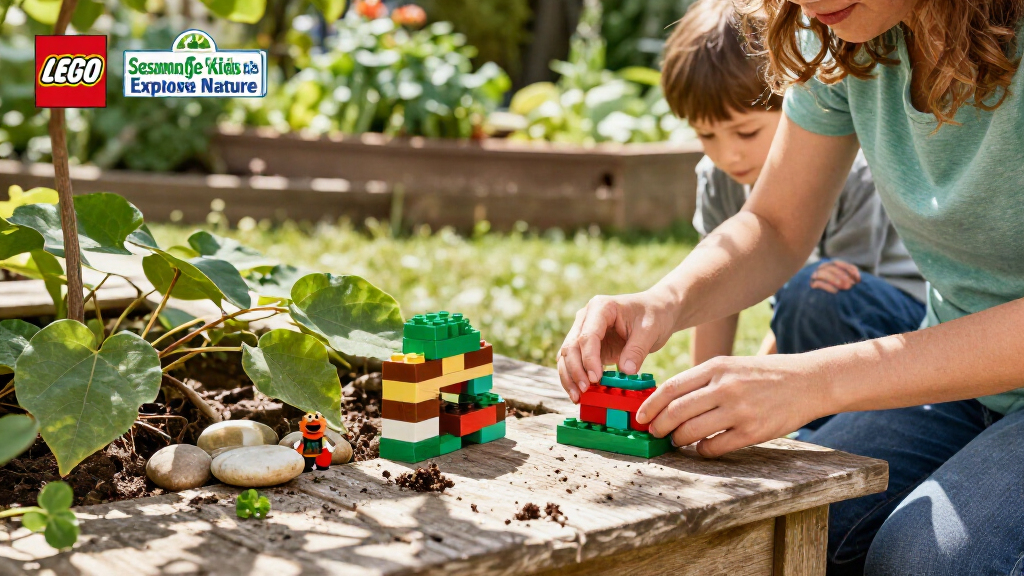 The LEGO Group And Sesame Workshop Encourage Kids To Explore Nature